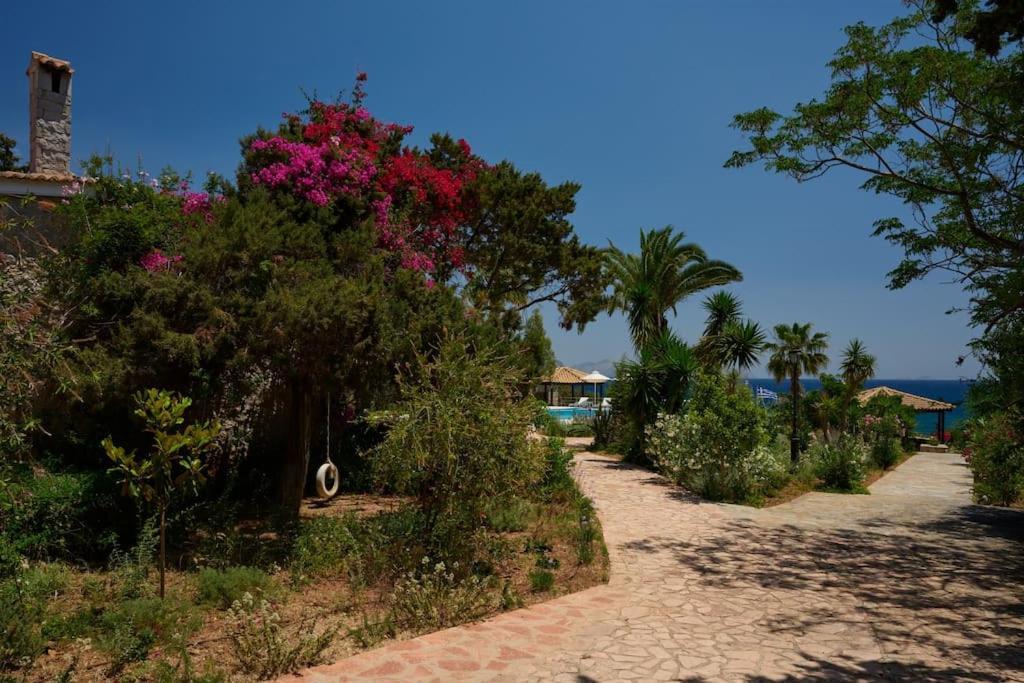 Villa Artemis In Small Kounoupi ポルト・ヘリ エクステリア 写真